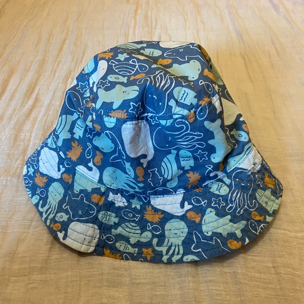 Ocean Creatures Reversible Bucket Hat